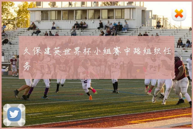 久保建英世界杯小组赛中路组织任务